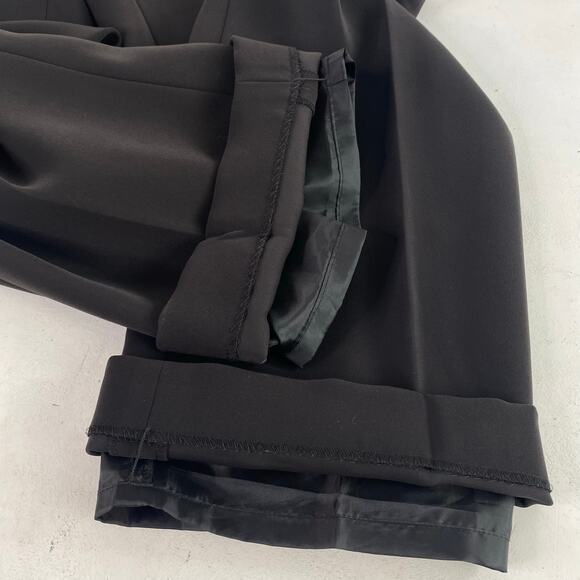 Calvin Klein Chocolate Brown Structured Blazer Pantsuit Sz 2 - Picture 11 of 13